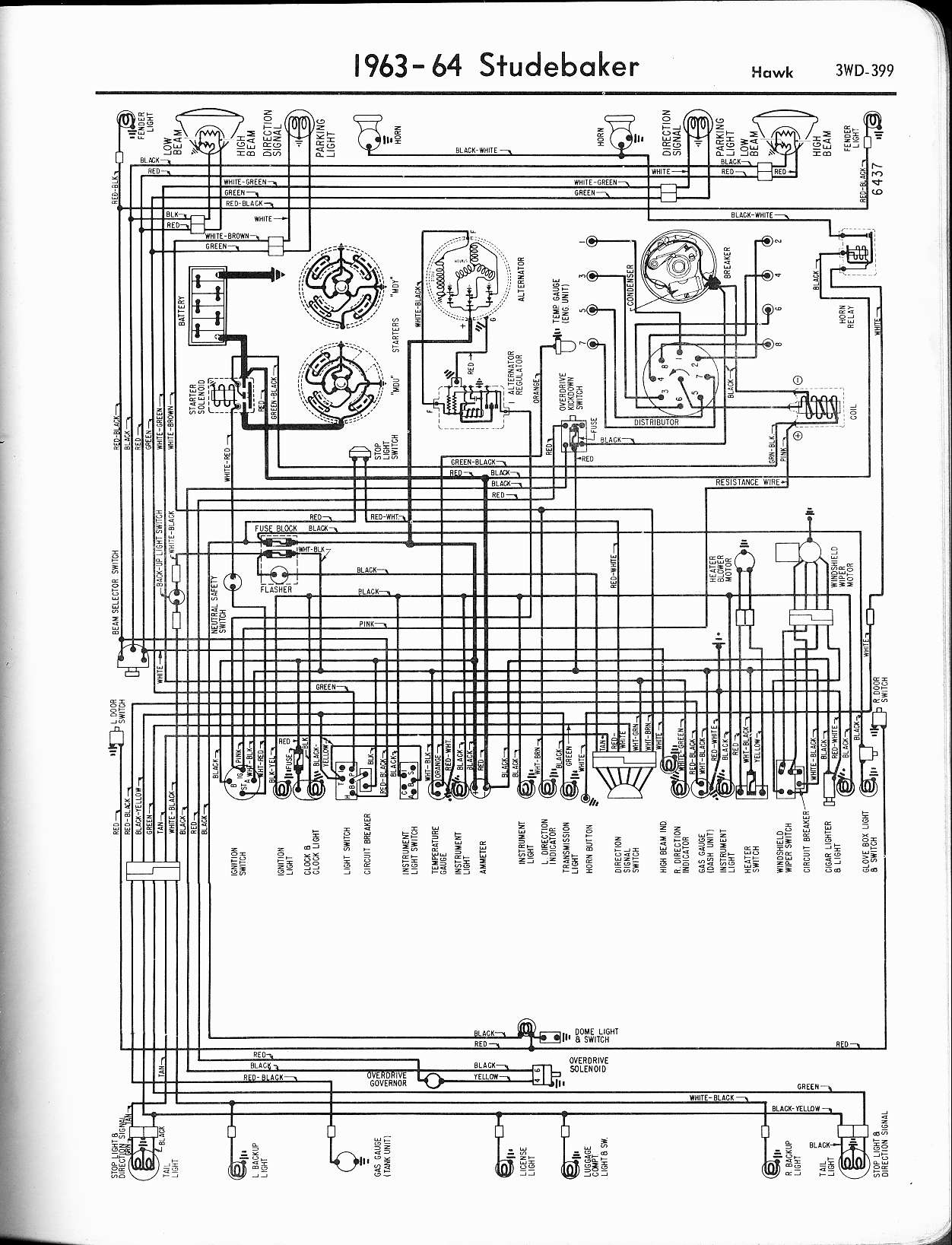 Studebaker wiring diagrams - The Old Car Manual Project